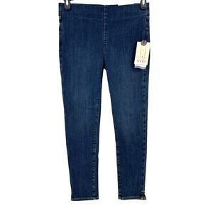 NYDJ SpanSpring Denim Super Skinny Pull-On Ankle Jeans Size PM Petite Medium